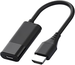 INICIO HDMI to USB-C Adapter, 4K@60Hz HDMI Male to Type C Female Unidirectional Cable Compatible for PS, Portable Monitor, AR Glasses XREAL, VITURE, RayNeo, Laptop, Switch, ROG Ally, Steam Deck