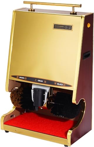 Pulidora de Zapatos Eléctrica, Inducción totalmente automática Hotel Vestíbulo del hotel Empresa Limpiabotas Máquina de cepillo de zapatos Pulidor de zapatos eléctrico Limpiabotas for el hogar Eléctri