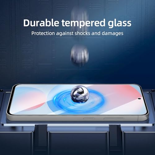Image of NEW'C 3 Pack Designed for Samsung Galaxy S25 FE Screen Protector,Tempered Glass,Case Friendly Scratch-proof, Bubble Free, Ultra Resistant