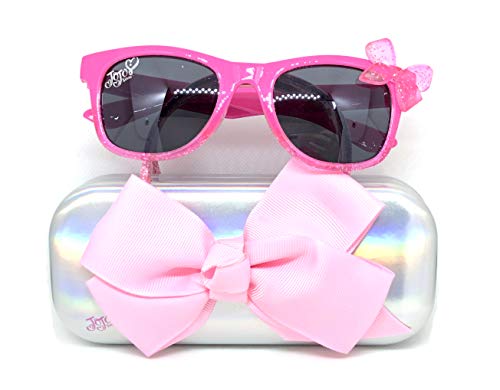JoJo Siwa Girls Sunglasses for Kids with Matching Glasses Case and UV Protection