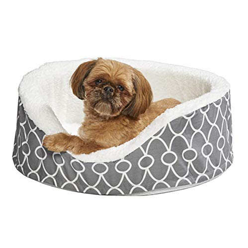 Orthoperdic Egg-Crate Nesting Pet Bed W/ Teflon Fabric Protector, Small Gray #TOP1