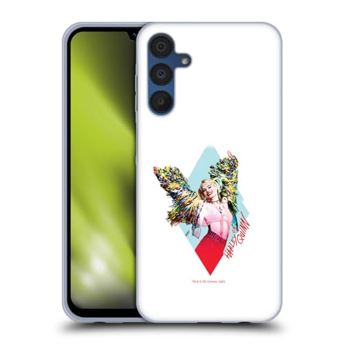 Funda de Harley Quinn Samsung A15 silicona flexible con diseño Birds of Prey