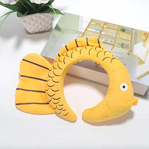 Miniatura 4 de 2 piezas de diadema divertida maquillaje horquilla diadema divertida forma de cangrejo rosa diadema cara lavado cara cara soporte de pelo incluye 2