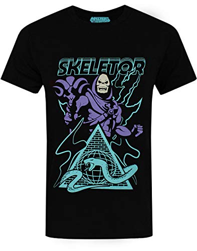 Masters del Universo Skeletor Mens Camiseta Supervillain Personajes Top