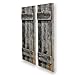 Rustic Revival | Rustic Shutters Made from 100% Reclaimed Weathered Wood – Set of 2 – Farmhouse Barnwood Style Wall Decor – Real Wood Handmade in The USA (11
