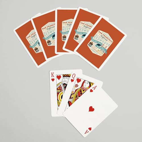Baraja de Cartas Póker 52 naipes San Francisco miniatura 7