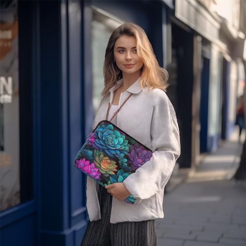 Funda para portátil de 13-14 pulgadas impermeable con diseño colorido miniatura 7
