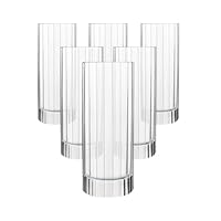 Luigi Bormioli PM489 Bach Beverage Glass 6-Pieces, 480 ml Capacity, Clear