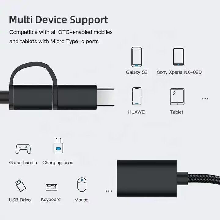 Adaptador OTG de Master Cables para conectar ratón y teclado a tabletas Kindle y Fire 5
