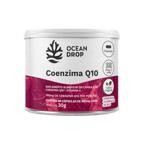 Coenzima Q10 + Vitamina E (60 cápsulas 700mg) - Ocean Drop