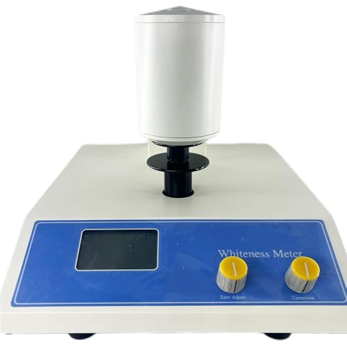 VTSYIQI Whiteness Meter Tester Digital Leucometer Electronic Whiteness Tester with R457 Blue Light Whiteness Range 0~199 Illumination Condition 45/0 Accuracy ±0.1 USB Interface for Paper Flour