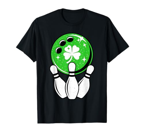 Bowling Shamrock Lucky Clover Irish St Patrick's Day Boys T-Shirt
