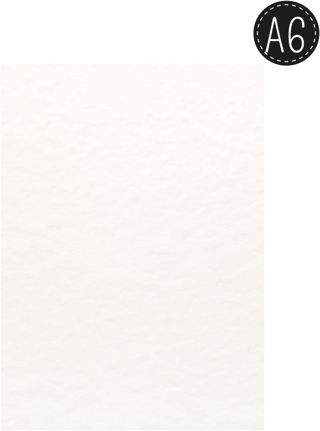 Vaessen Creative Florence Watercolour Paper A6, Ivory, 300 GSM, Artist Grade Quality, Textured Surface, 100 Sheets for Painting, Handlettering, Art Projects