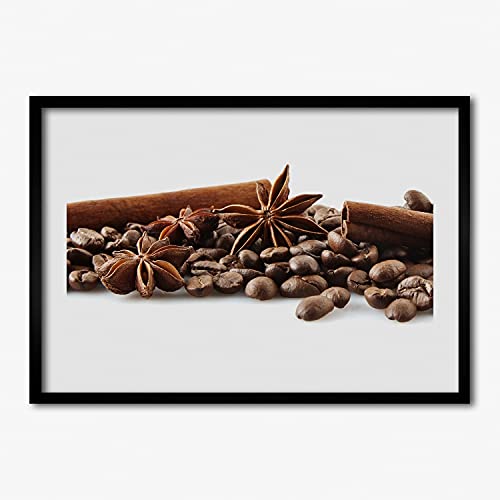 Cadre en bois de qualité Tulup 70x50 cm peinture moderne Ziarna de Cannelle