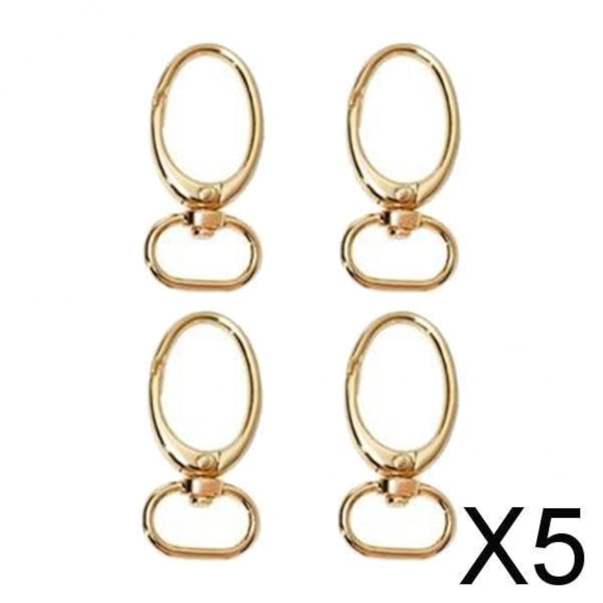 Swivel Trigger Clips Hook Lobster Claw Clasps for Purse Bag Strap