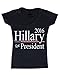 Shop4Ever® Hillary For President 2016 Women's V-Neck T-shirt Political Shirts SLIM FIT