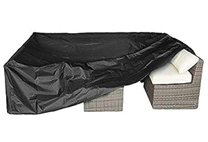 Image of Patio Furniture Set Cover Outdoor Sectional Sofa Set Covers Outdoor Table and Chair Set Covers Water Resistant Extra Large 126" L x 126" W x 32" H