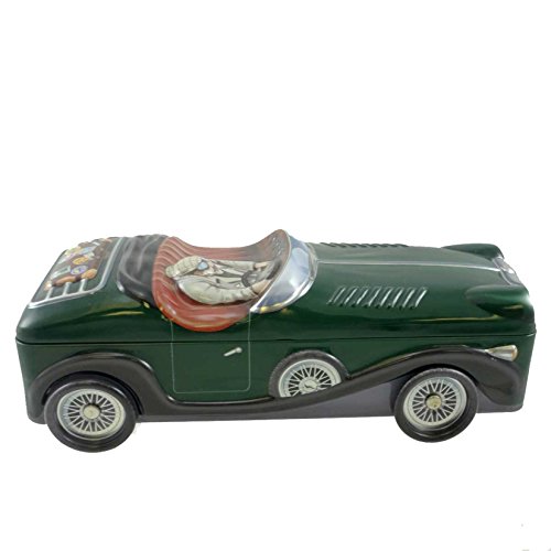 Enesco plata grúa latas verde deportes coche lata 3 – 1/2-inch