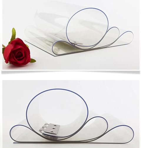 Rideaux en PVC transparents 1.2x2.2m lot de 8 lanières souples - 6