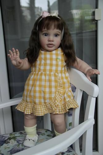 Muñeca Reborn Toddler 26 Pulgadas Realista Niña miniatura 3