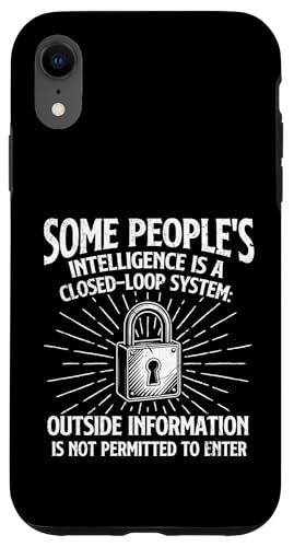 Some People's Intelligence - ����ȃW���[�N ���[���A ��� �X�}�z�P�[�X iPhone XR �p