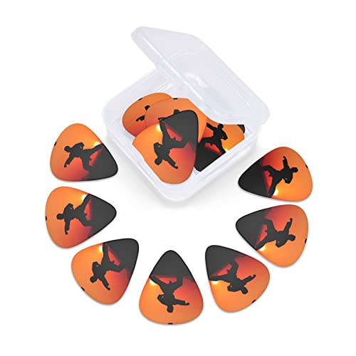 Pack de 12 médiators pour guitare karaté pour guitare électrique guitare acoustique diverses guitares - Les Beatles, Paul McCartney, John Lennon, RIngo Starr, George Harrison Pack de 12 médiators pour guitare karaté pour guitare électrique guitare acoustique diverses guitares – Image 6