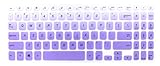 Silicone Keyboard Skin Compatible for ASUS VivoBook 15 S15 F515 S530FA S530UA S530UN 15.6', ASUS VivoBook F512 F512DA F512FA F512JA, Vivobook X512 X512DA X512FA X509 X509FA (Purple Ombre)