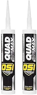 HENKEL Consumer ADHESIVES 1868687 Osi Quad Max Joint Siding Sealant, Liquid, Alcohol, 1.4-1.5 Specific Gravity, 2.48%, 36 G/L Voc (Тwo Рack)