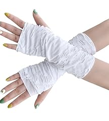 Short White Gloves