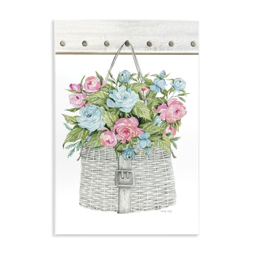 Blooming Roses Spring Plant, 13 x 19 Inch Mounted Print on Wall Plaque
