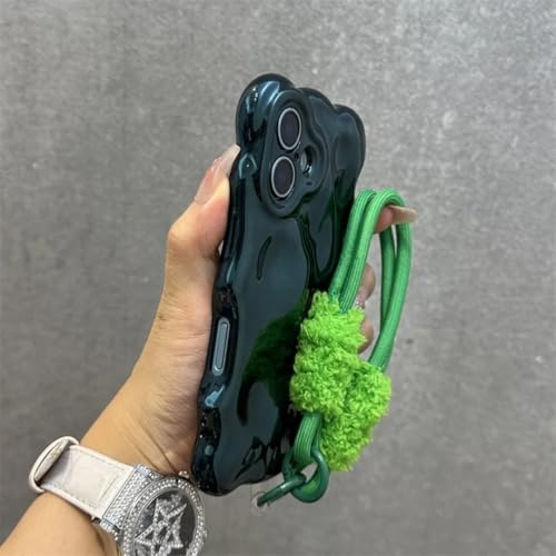 Coque iPhone 16 Plus antichoc idéale pour vos sorties avec son cordon peluche