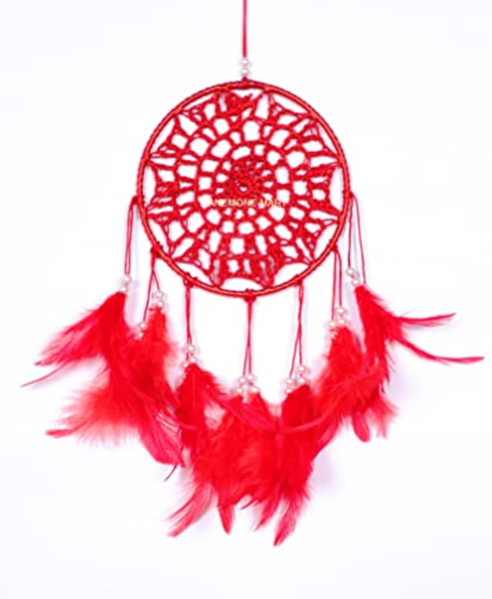 CROSIA Design Dream Catcher with Natural Feathers