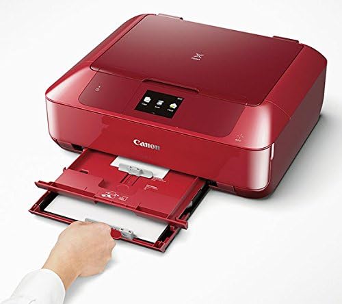 Canon MG7720 Wireless All-In-One Printer with Scanner and Copier: Mobile and Tablet Printing, with Airprint™ and Google Cloud Print compatible, Red