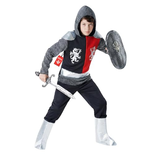 Morph Déguisement Chevalier Enfant, Costume Médiéval, Idéal pour Carnaval et Fêtes à Thème, M