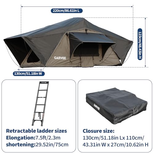 Garvee Soft Shell Rooftop Tent