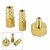 Car Conditioner Adapter Re-frigerants Bottle Adapter, Adapter Set For R134A 1/4 "SAE Thread W21.8 To 1/4'' SAE #1