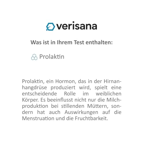 Prolaktin Test für Frauen – Verständnis Ihrer Hormonbalance – Einfache Durchführung von Zuhause – Verisana – Bild 4