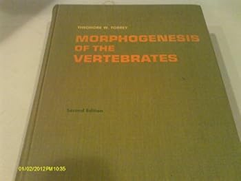 Hardcover Morphogenesis of the Vertebrates Book