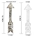 TREASURES DECK TreasuresDeck Wooden Arrow Wall Decor - Set of 2 ExtraLarge 16.7” x 2.5” Arrow Home Decor- Rustic Wall Decor Arrow, Fir Wood Arrows Farmhouse arrow decorations