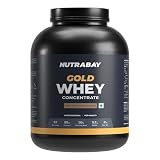 Nutrabay Gold Whey Protein Concentrate with Digestive Enzymes 25g Protein, 5.3g BCAA, 3.9g Glutamic Acid – Muscle Support & Recovery – 2kg, Rich Chocolate Crème 2kg