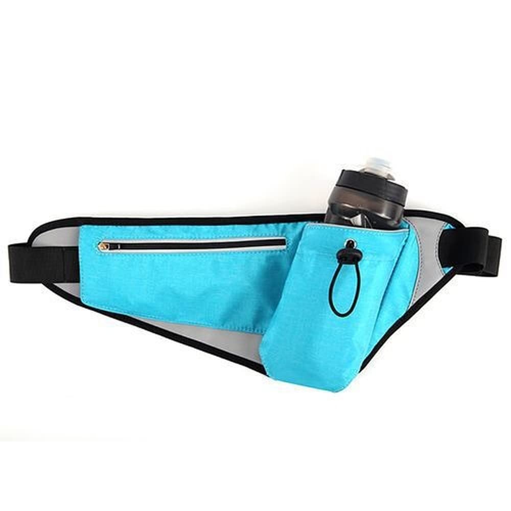 Poche pour bouteille d'eau de marathon double couche imperméable Symphony Blue