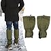 Legging Gaiters, Firm Binding Snow Boot Gaiters Adjustable Oxford Cloth for Climbing for Hiking(Military Green)