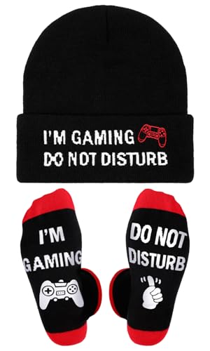 Chaussettes d'hiver pour joueurs et casquette gamer pour vos sessions gaming confort