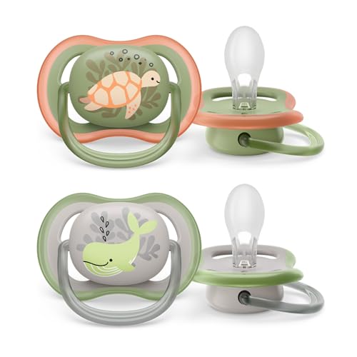 Image of AVENT Sterilizer with Ultra Air Soother Combo | No.1 Brand Recommended by Moms Worldwide | 2X* Better Germ Protection vs Boiling | Kills 99.9%* Germs in 10 mins | SCF291 /20,1 Count