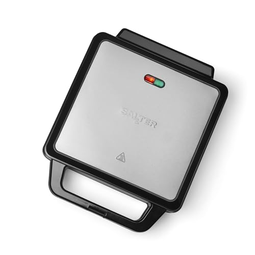 Salter Sandwich Toaster – Non-Stick Deep Fill Toastie Maker for 4 Toasted Sandwiches, 30% Larger Portions, Extra Thick 4 Slice Grill Press, Automatic Temperature Control, Effortless Cleaning, 1600W - Image 8