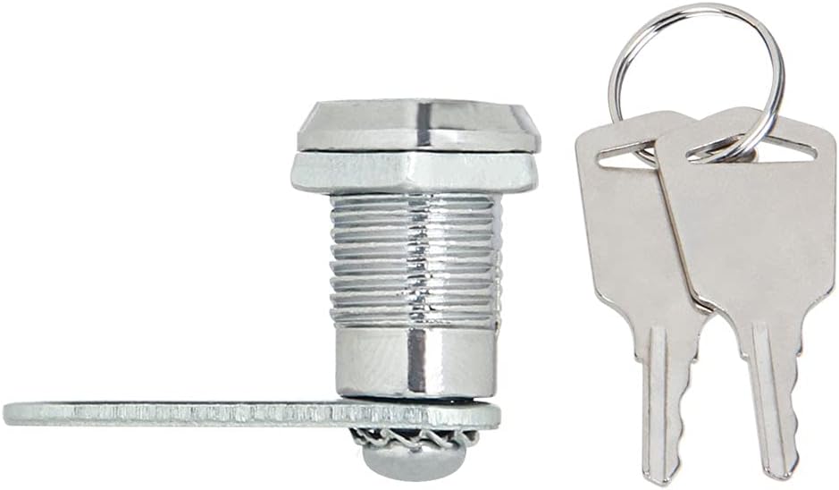 Cam Lock,Security Mailbox, 4PCS Cylinder Locks Door Cabinet Drawer Cupboard Locker Furniture with Plastic Keys Hardware
