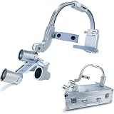 Dental-Fernglaslupe 2,5X/3,5X mit einstellbarem Pupillenabstand und Kopfumfang für Augenheilkunde und HNO