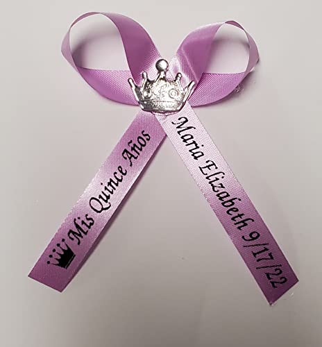 25 Personalized Baptism Christening Ribbons Party Favors Or Baby Shower Sprinkle By Amy's Bubbling Boutique #TOP1