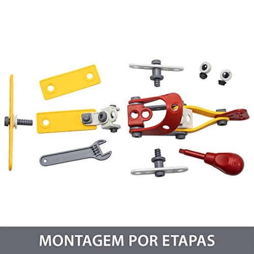 KaBaby Rescue Kit Brinquedo 2 Em 1 De Montar 57 Pçs Colorido Playduc