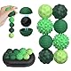 8 Stück Magnetic Fidget Balls, Magnetkugeln Stressball Silikon, Magnetische Fidget Toys, Magnetische Anziehungskraft Stress Bälle mit Silikonhülle, Sensory Toys für Stressabbau, Angst (Grün)